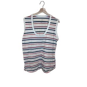 Universal Thread scoop neck striped tank XXL